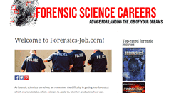 Desktop Screenshot of forensics-job.com