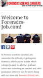 Mobile Screenshot of forensics-job.com